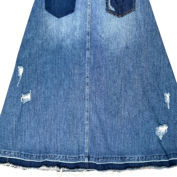 MISS SIXTY Denim Overall Dress Size Small - Picture 13 of 14
